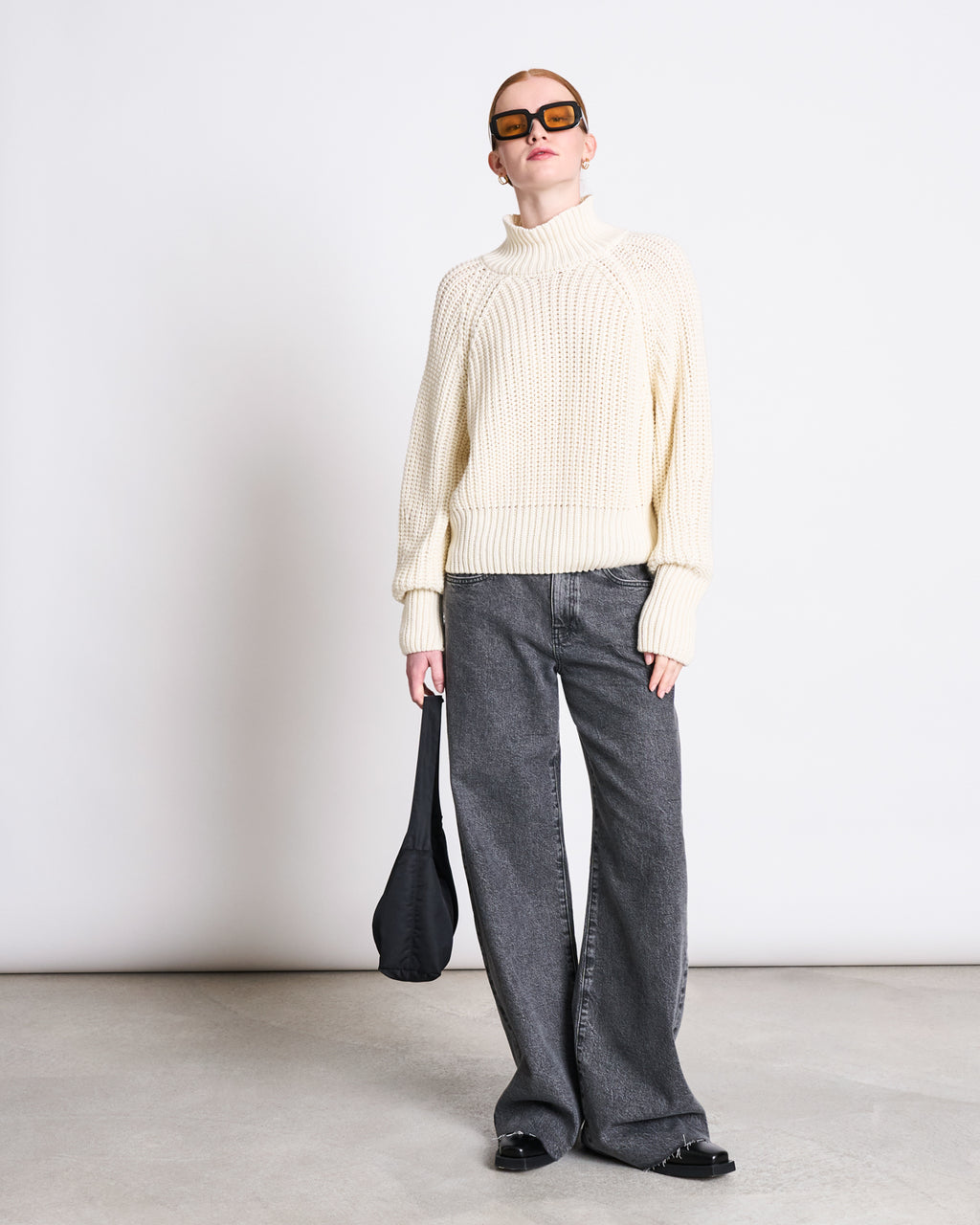 JUMPER OLA OFFWHITE GOTS Turtleneck jan-n-june 1