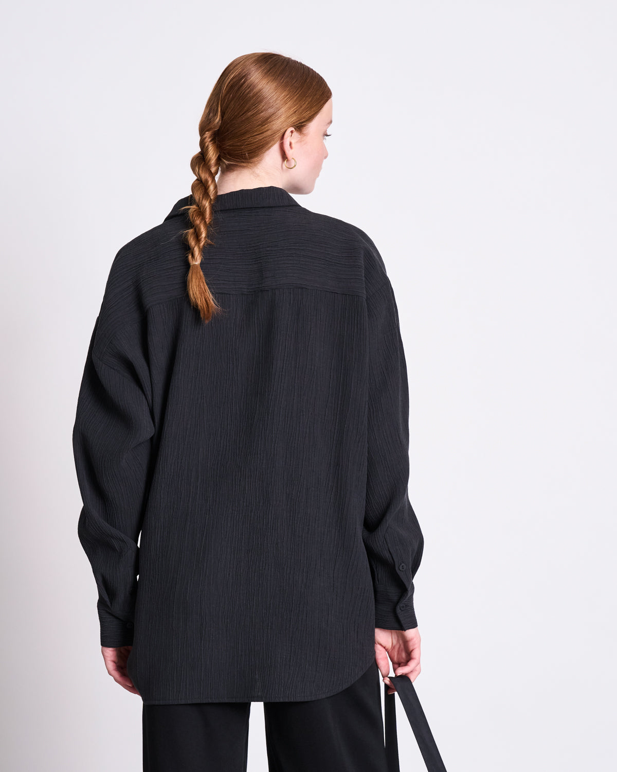 CRINKLE SHIRT SKUR BLACK T-shirt jan-n-june 5