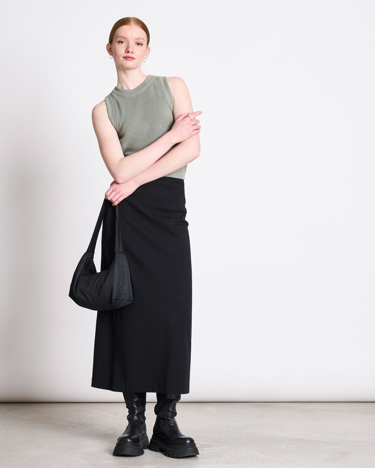 KNIT TOP GARDA MUTED SEA SPRAY GOTS T-shirt jan-n-june 1