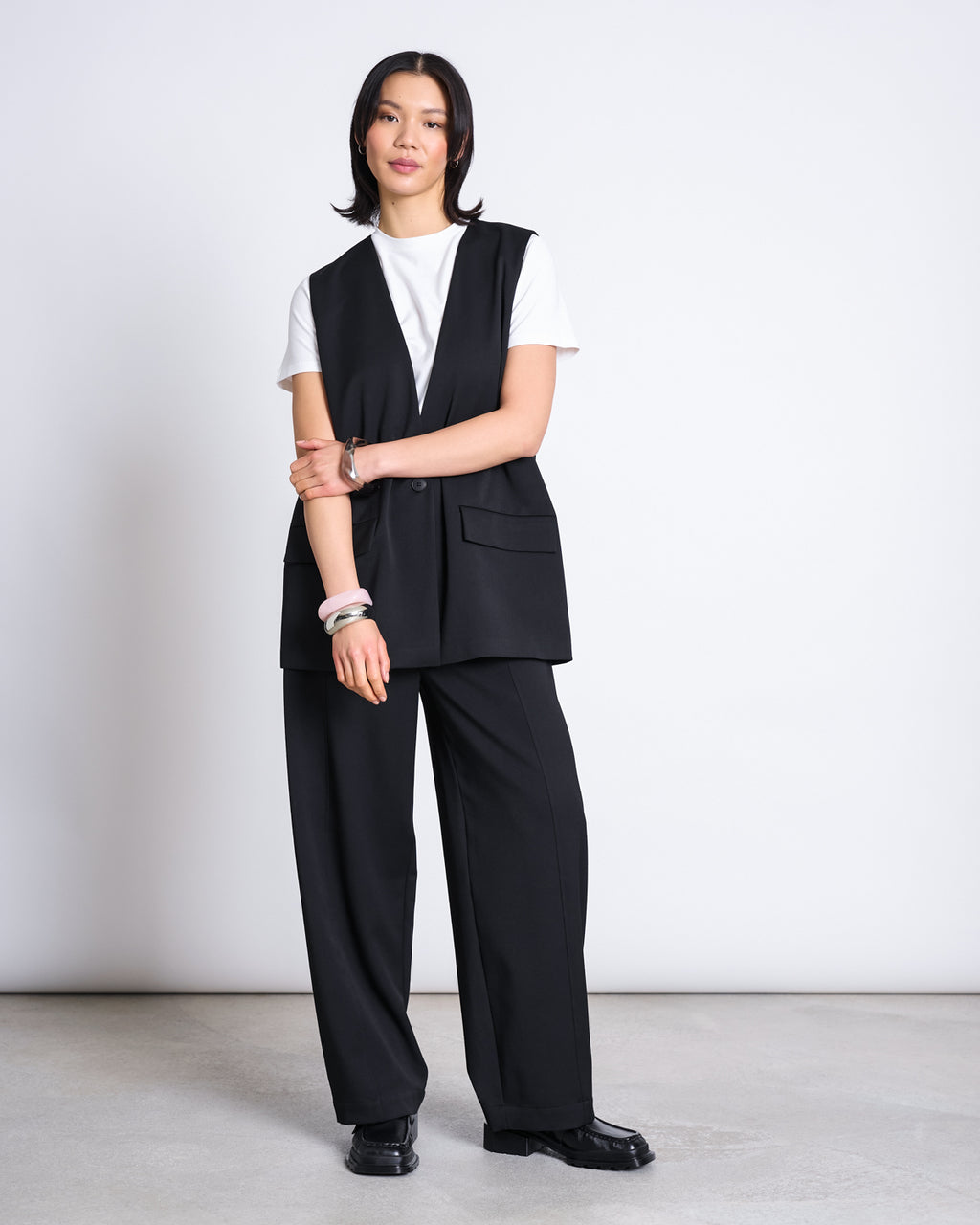 BARREL LEG PANTS JUNY BLACK Pants jan-n-june 2