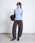 TENCEL™ LYOCELL RIB TURTLENECK MIO MID BLUE Longsleeve jan-n-june 1