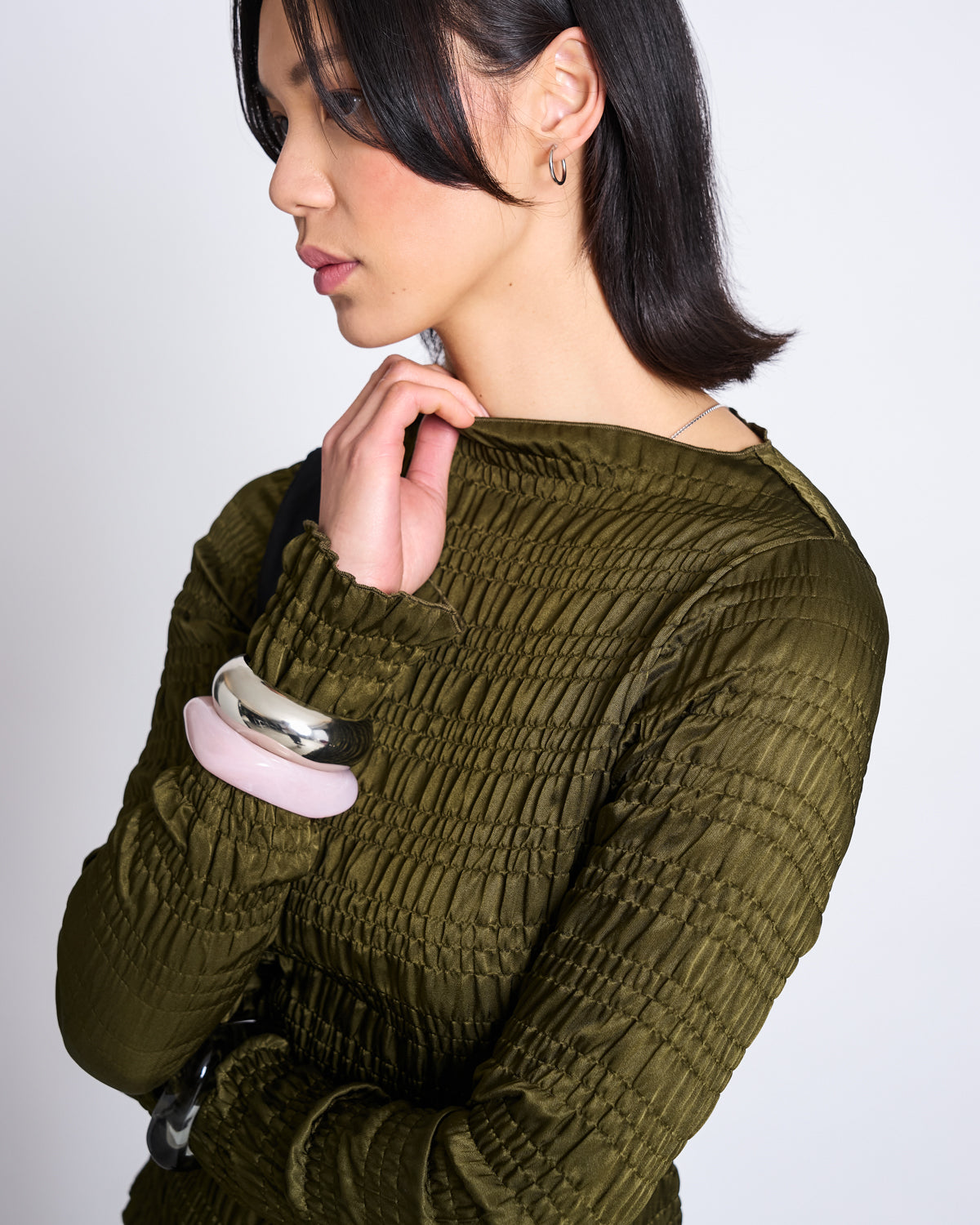 SMOCKED LONGSLEEVE SENNA ROSEMARY Longsleeve jan-n-june 2