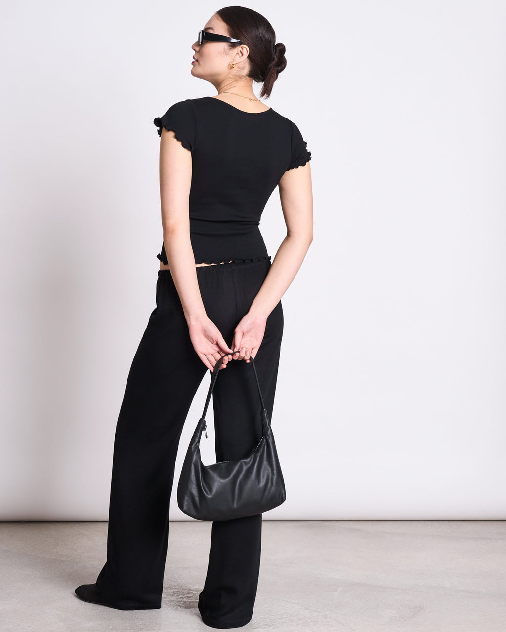 MINIRIB T-SHIRT REN BLACK GOTS T-shirt jan-n-june 9