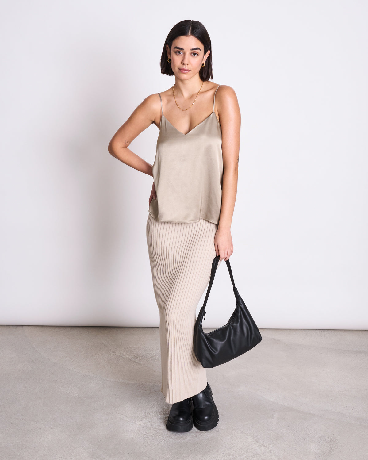 SLIP TOP MAUD SILVER GREY tops jan-n-june 5