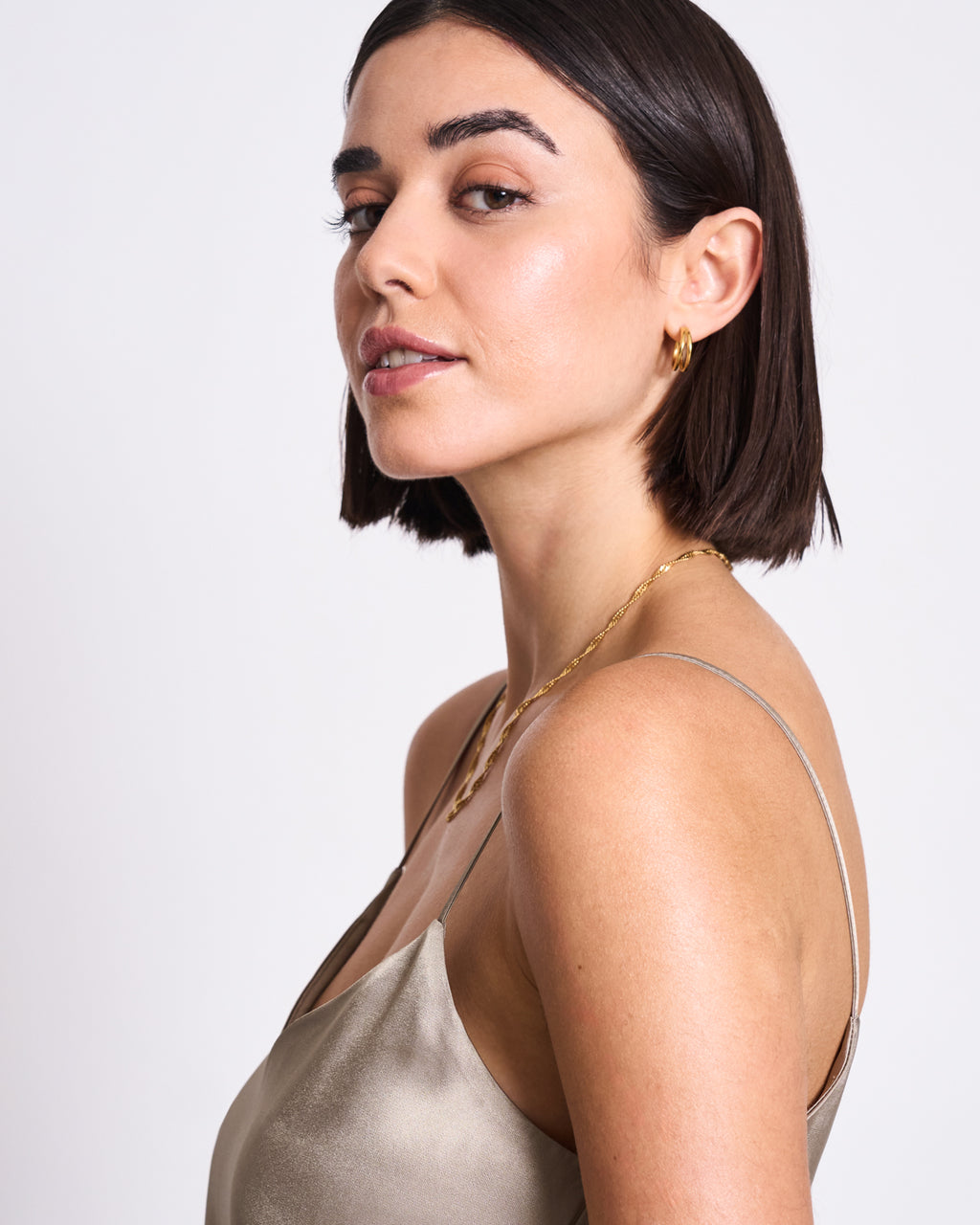 SLIP TOP MAUD SILVER GREY tops jan-n-june 14