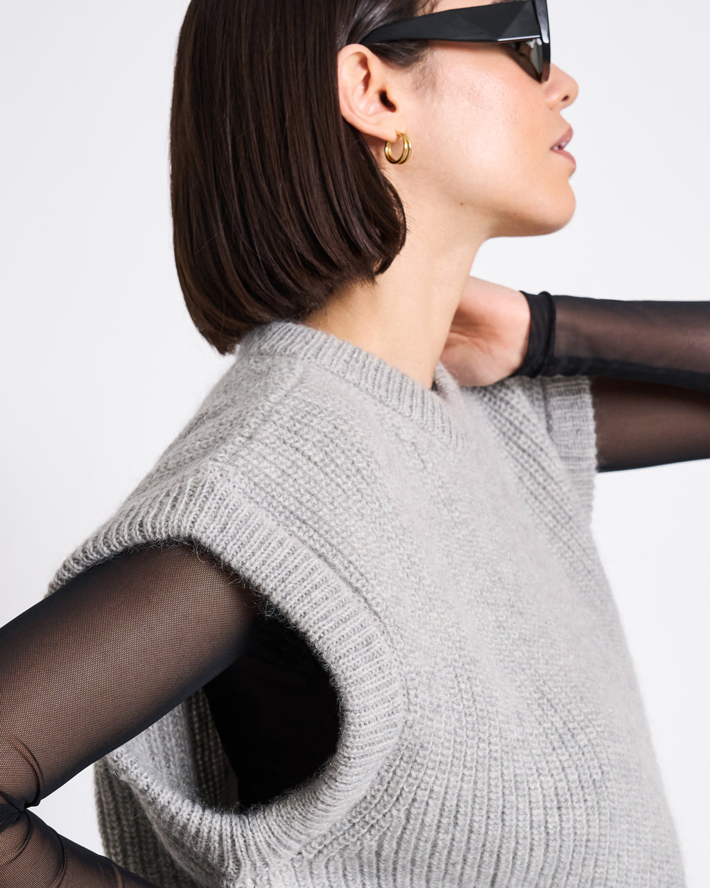 WOOLY SLIPOVER THANDA LIGHT GREY T-shirt jan-n-june 2