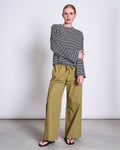 BOXY LONGSLEEVE ANKIRA B/W STRIPED T-shirt jan-n-june 1