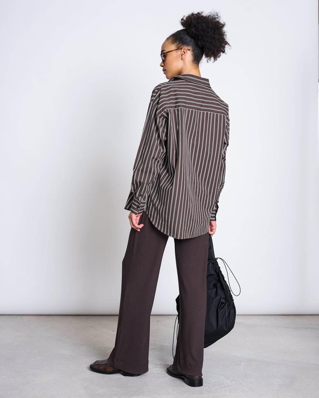 OVERSIZED SHIRT MAMRO MUD STRIPED GOTS Blouse jan-n-june 3
