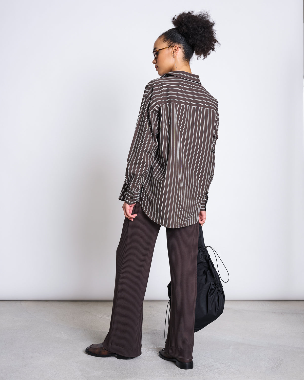 OVERSIZED SHIRT MAMRO MUD STRIPED GOTS Blouse jan-n-june 3