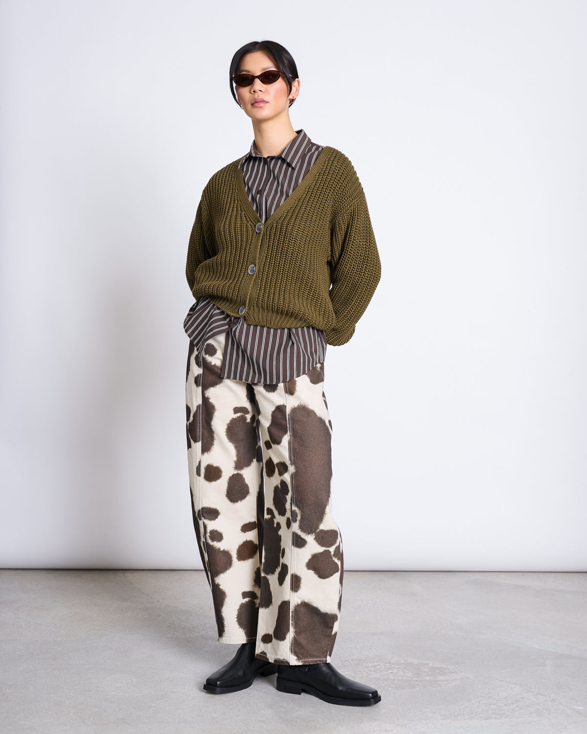 OVERSIZED SHIRT MAMRO MUD STRIPED GOTS Blouse jan-n-june 4