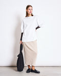 MIDI KNIT SKIRT EBBA IVORY GOTS Midi Skirt jan-n-june 1