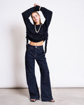 TIE SWEATER CAPER NIGHTFALL GOTS Jumper jan-n-june 2