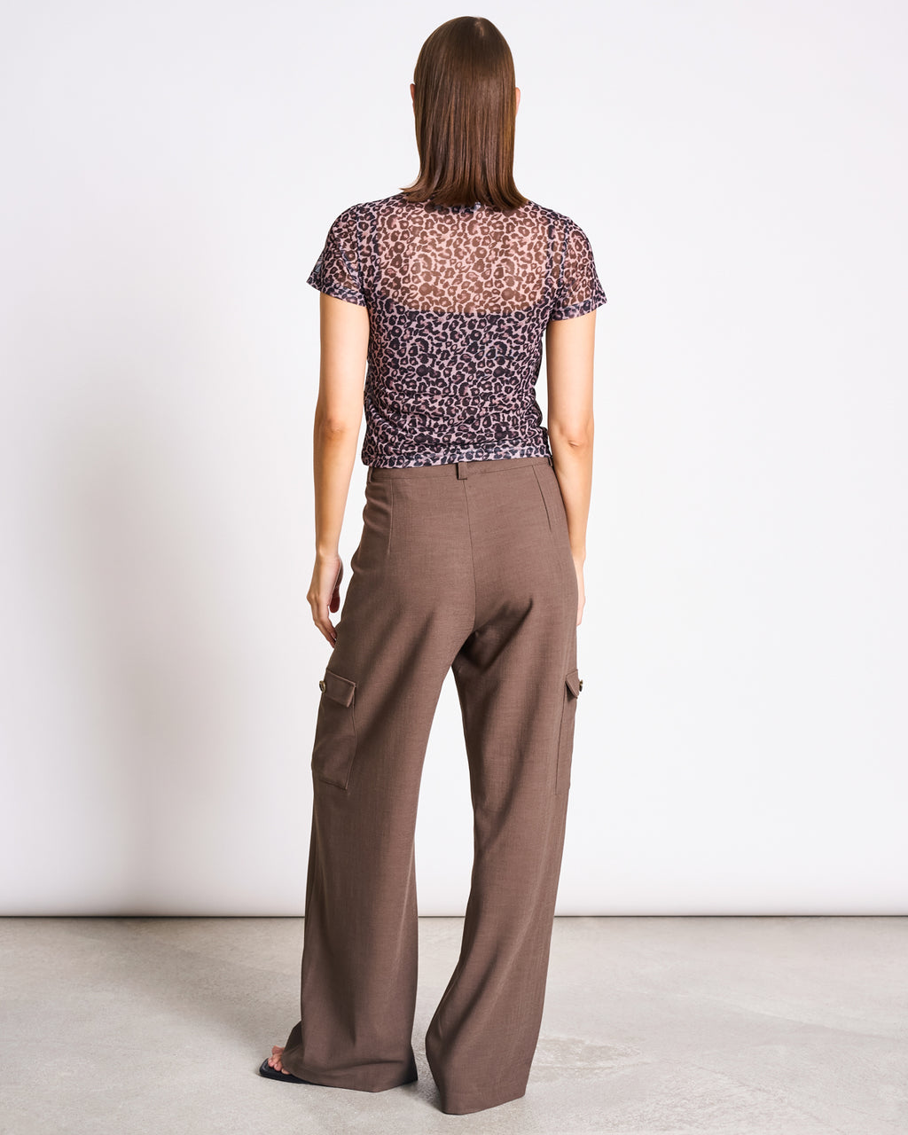 MESH T-SHIRT EVIE LEO PRINT T-shirts jan-n-june 4