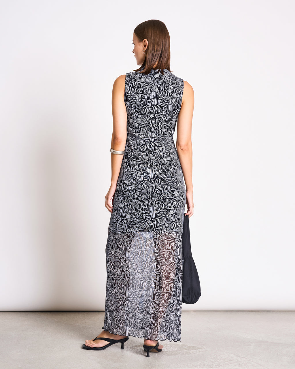 MESH MAXI DRESS CULEX ZEBRA PRINT Dress jan-n-june 3