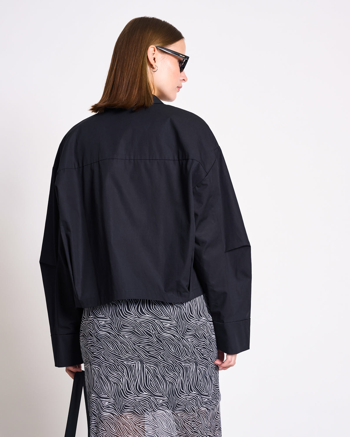 SHIRT JACKET PAPILIO BLACK Jacket jan-n-june 2