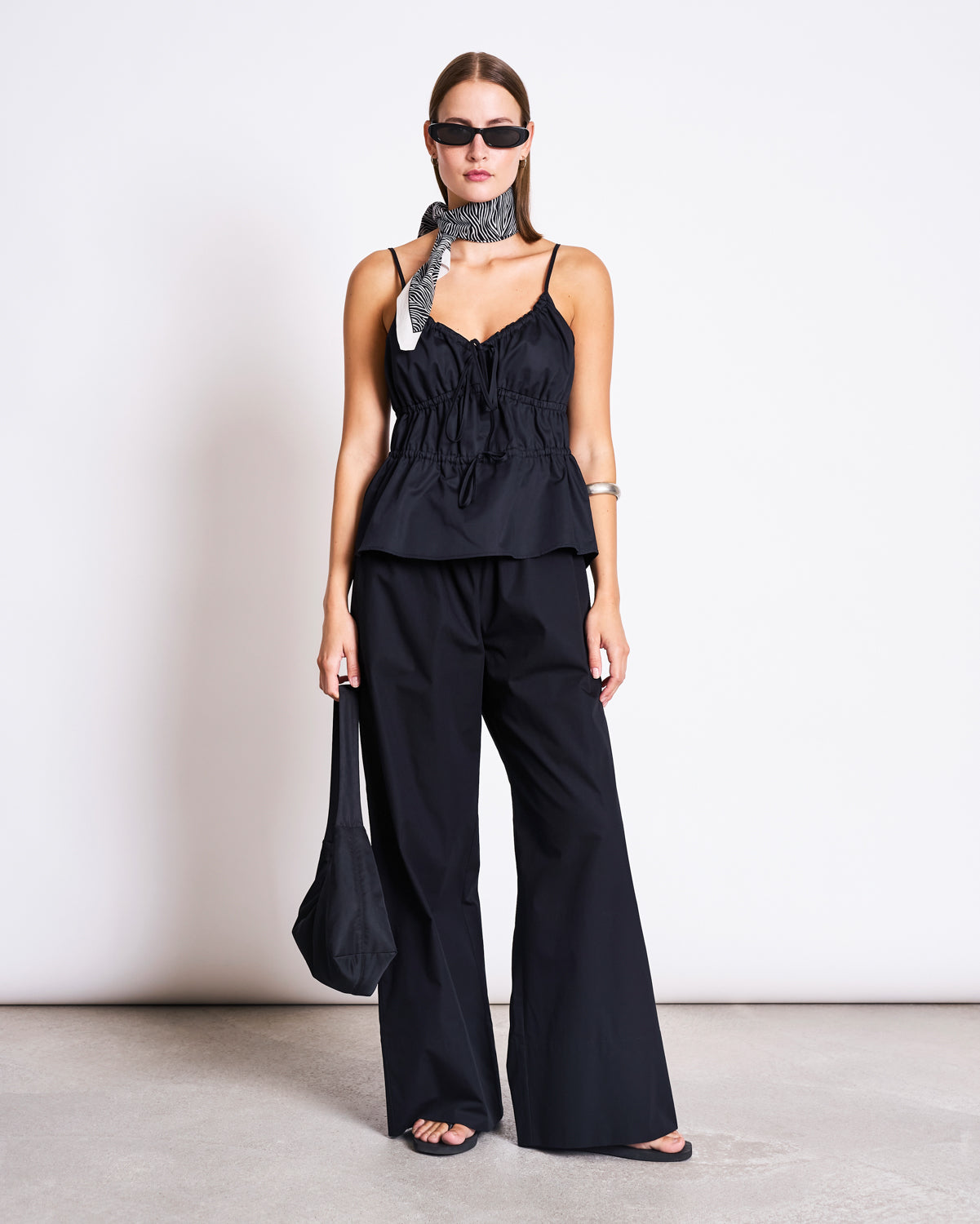 PRINTED COTTON SCARF VAD ZEBRA PRINT Accessories jan-n-june 2