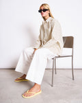OVERSIZED SHIRT MAMRO BUTTERMILK STRIPED Blouse jan-n-june 1