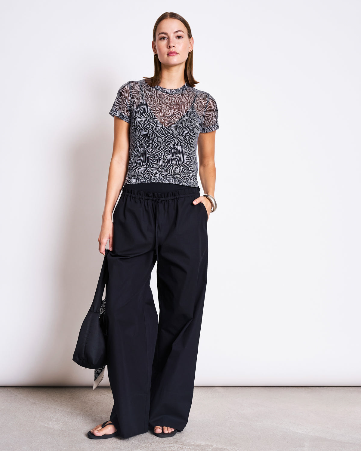 MESH T-SHIRT EVIE ZEBRA PRINT T-shirt jan-n-june 1