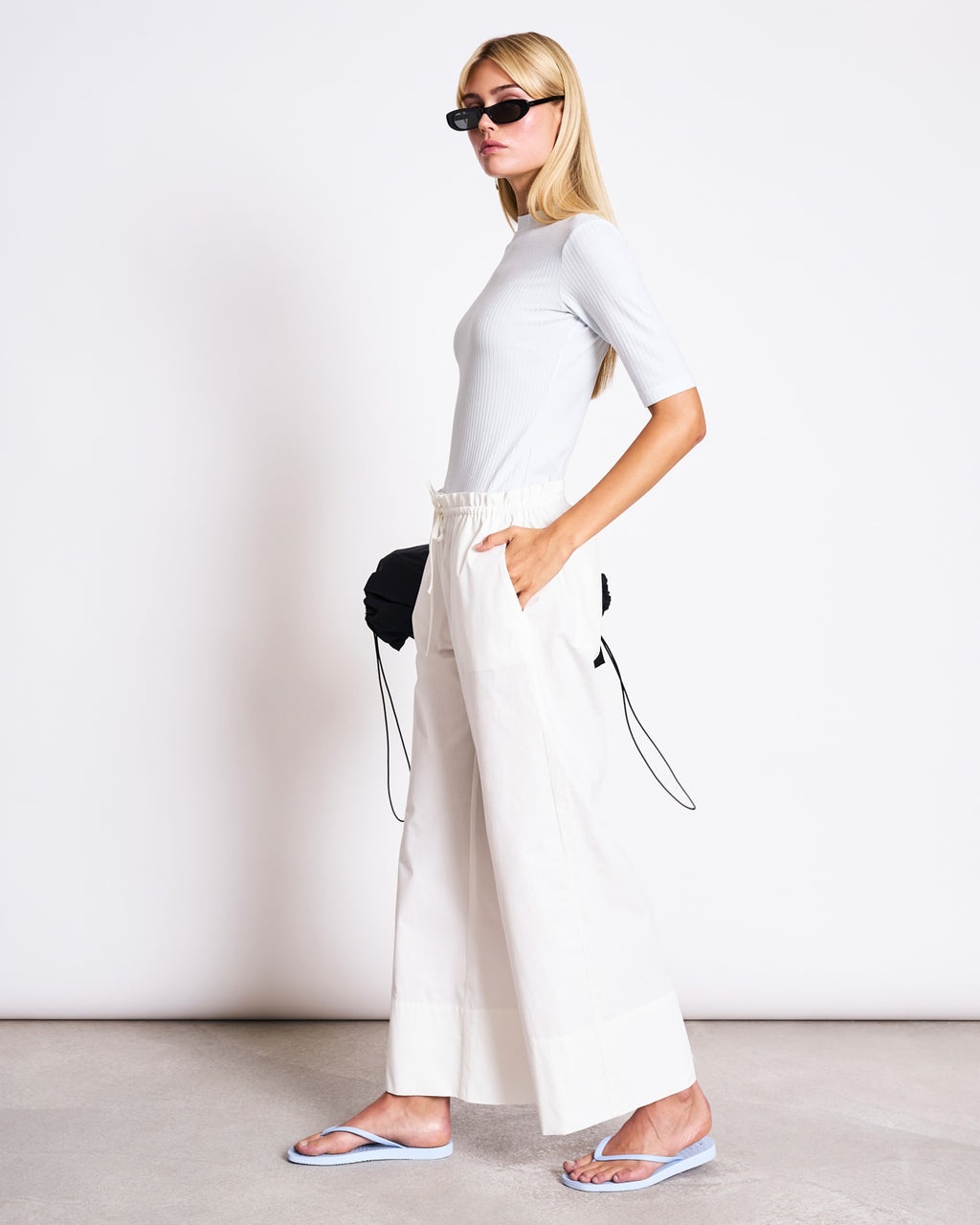 TENCEL™ LYOCELL RIB T-SHIRT NINA ICE BLUE T-shirt jan-n-june 1