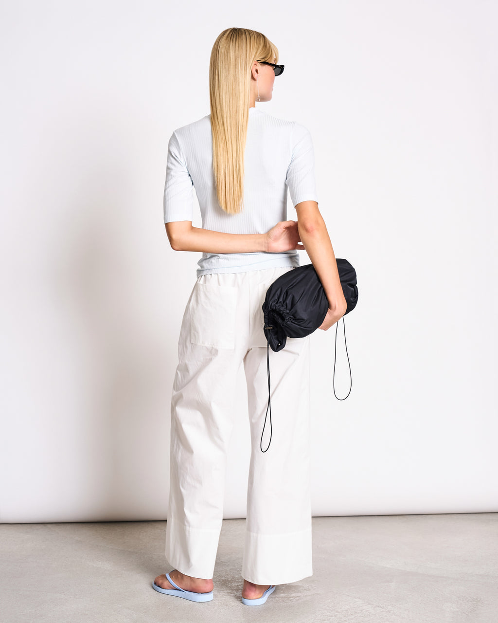 TENCEL™ LYOCELL RIB T-SHIRT NINA ICE BLUE T-shirt jan-n-june 3