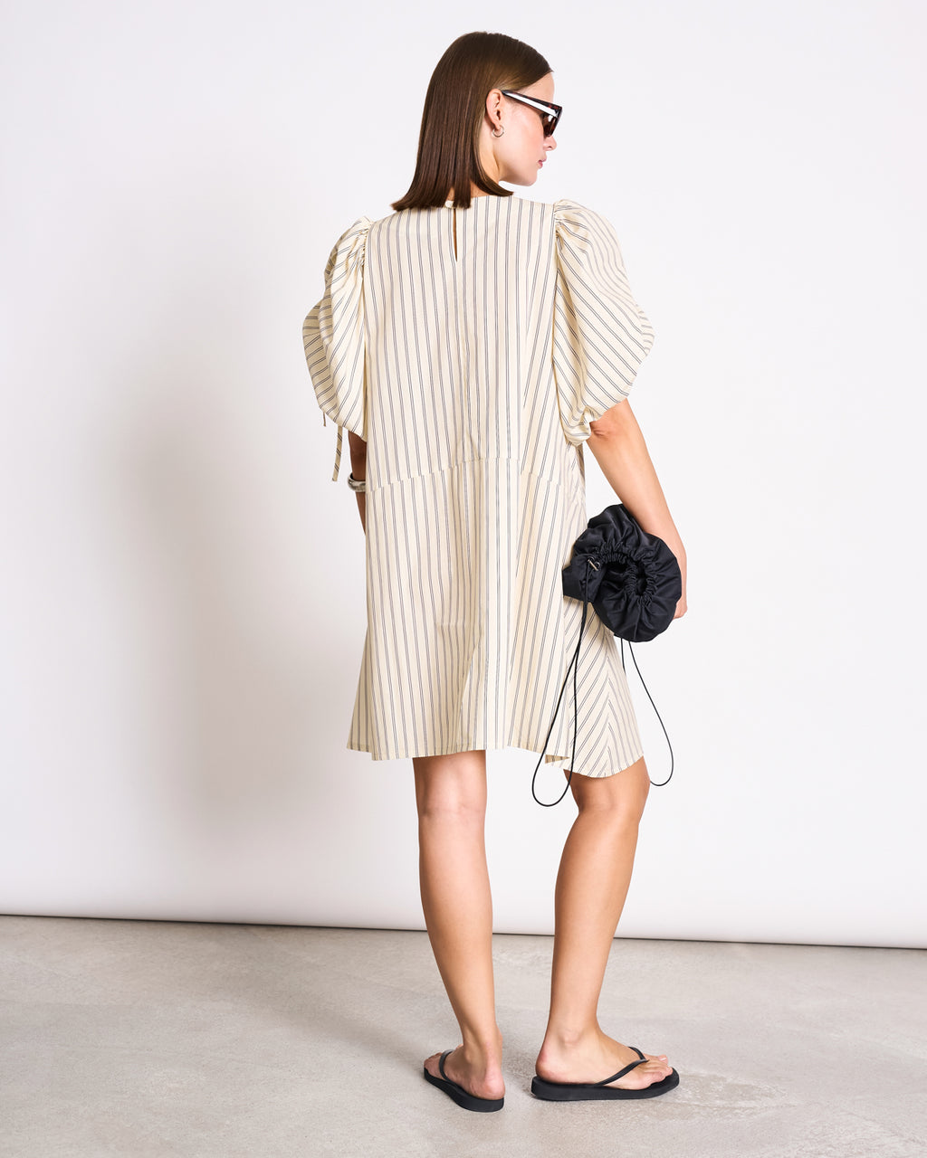 COTTON MINI DRESS MALUS BUTTERMILK STRIPED Dress jan-n-june 3