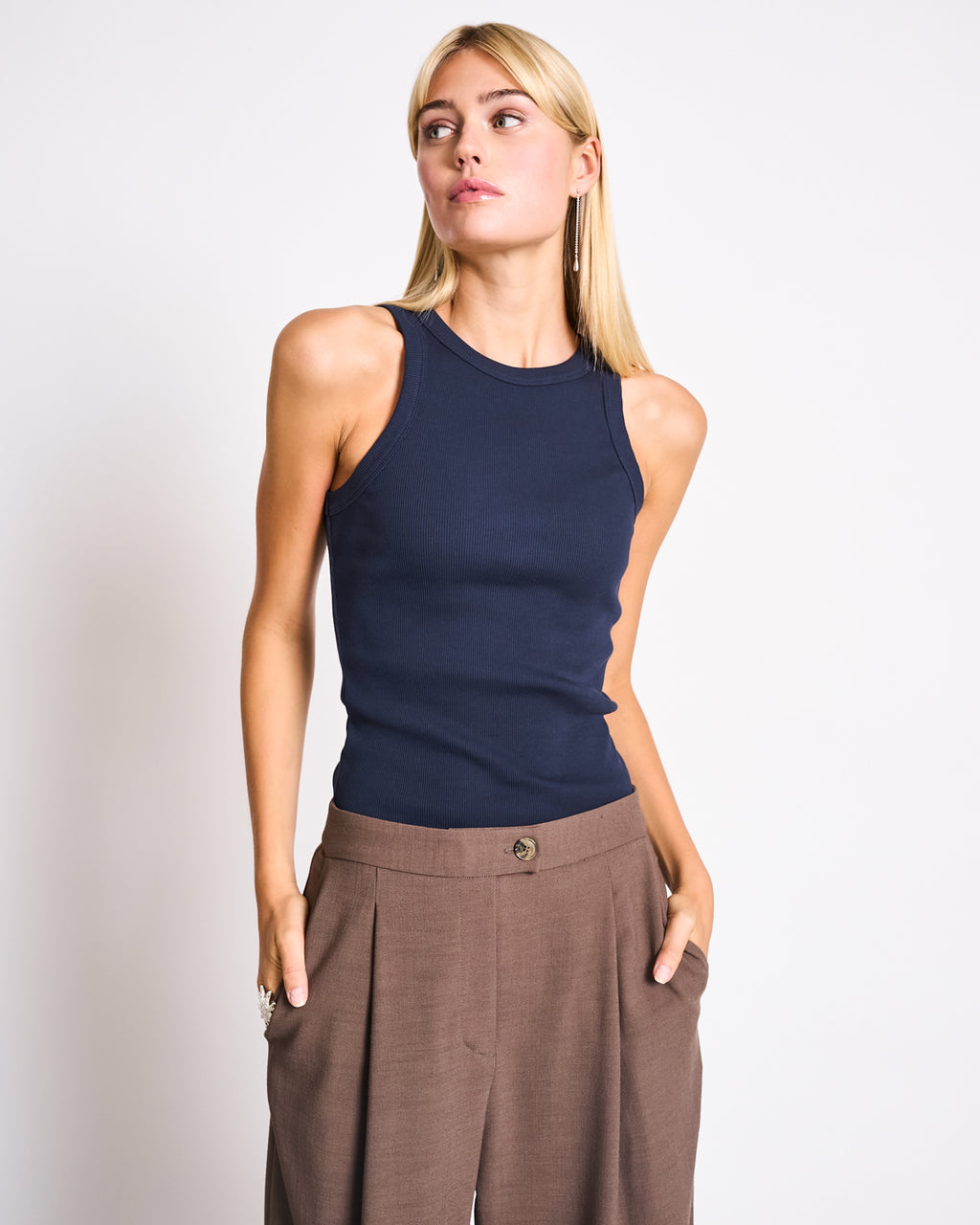 PLEATED WIDE PANTS NIVA CLAY Pants jan-n-june 6