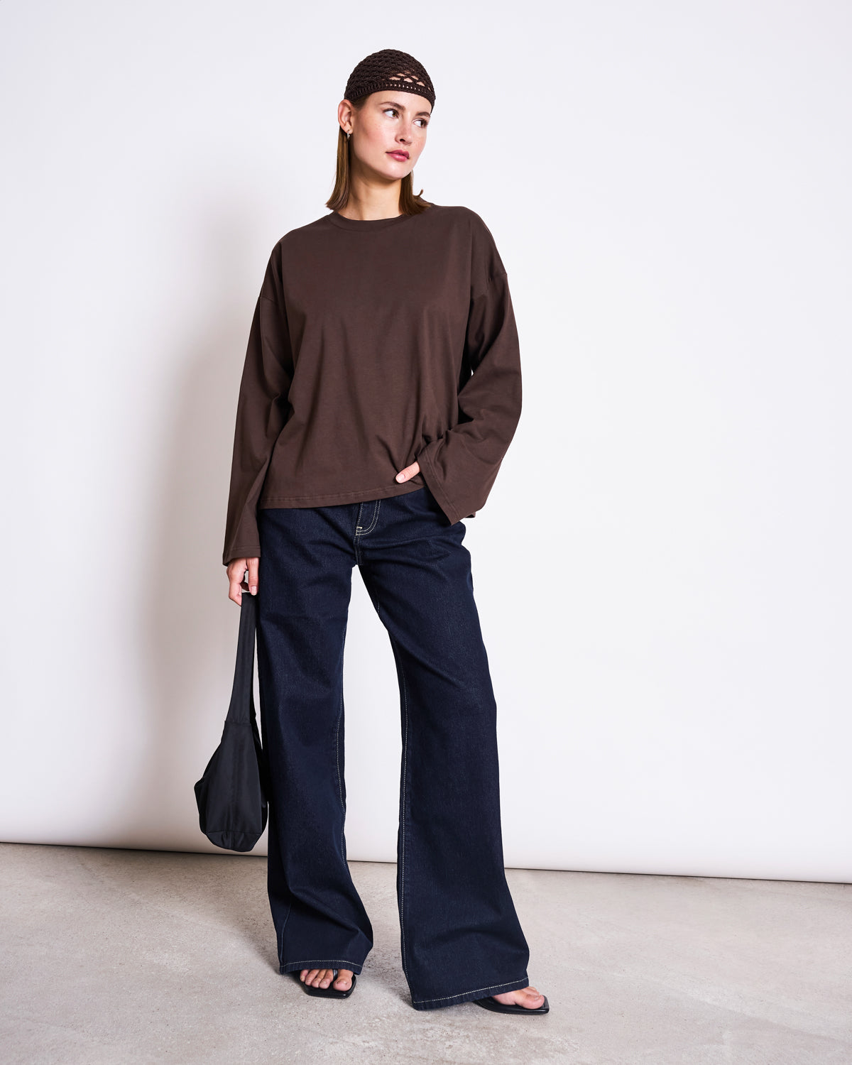 BOXY LONGSLEEVE ANKIRA MUD Longsleeve jan-n-june 1