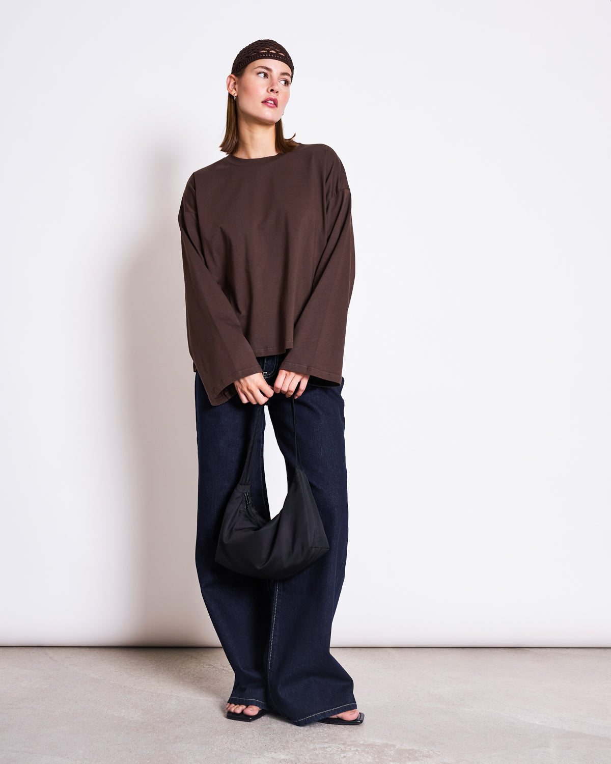 BOXY LONGSLEEVE ANKIRA MUD Longsleeve jan-n-june 2