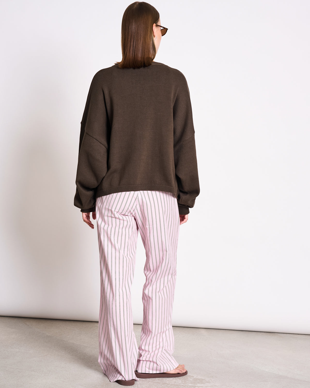 LOOSE TIE CARDIGAN ZEA MUD GOTS Cardigan jan-n-june 4