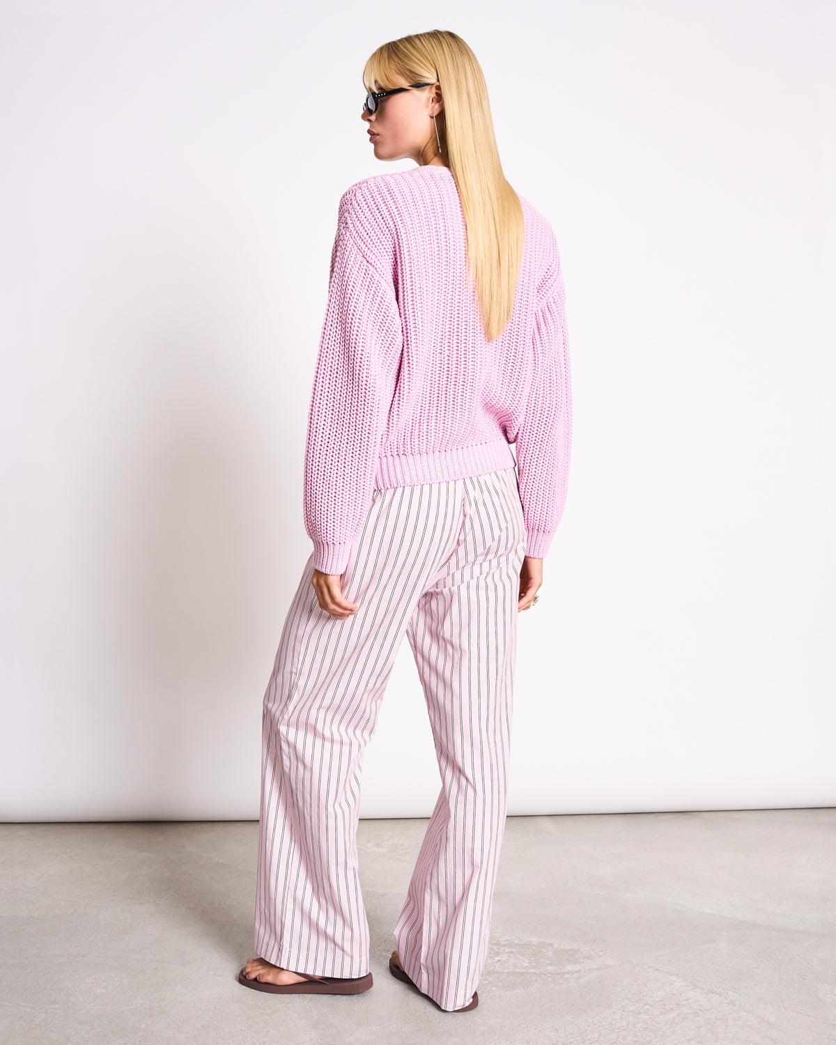 CHUNKY CARDIGAN LENA LIGHT ORCHID GOTS Cardigan jan-n-june 3