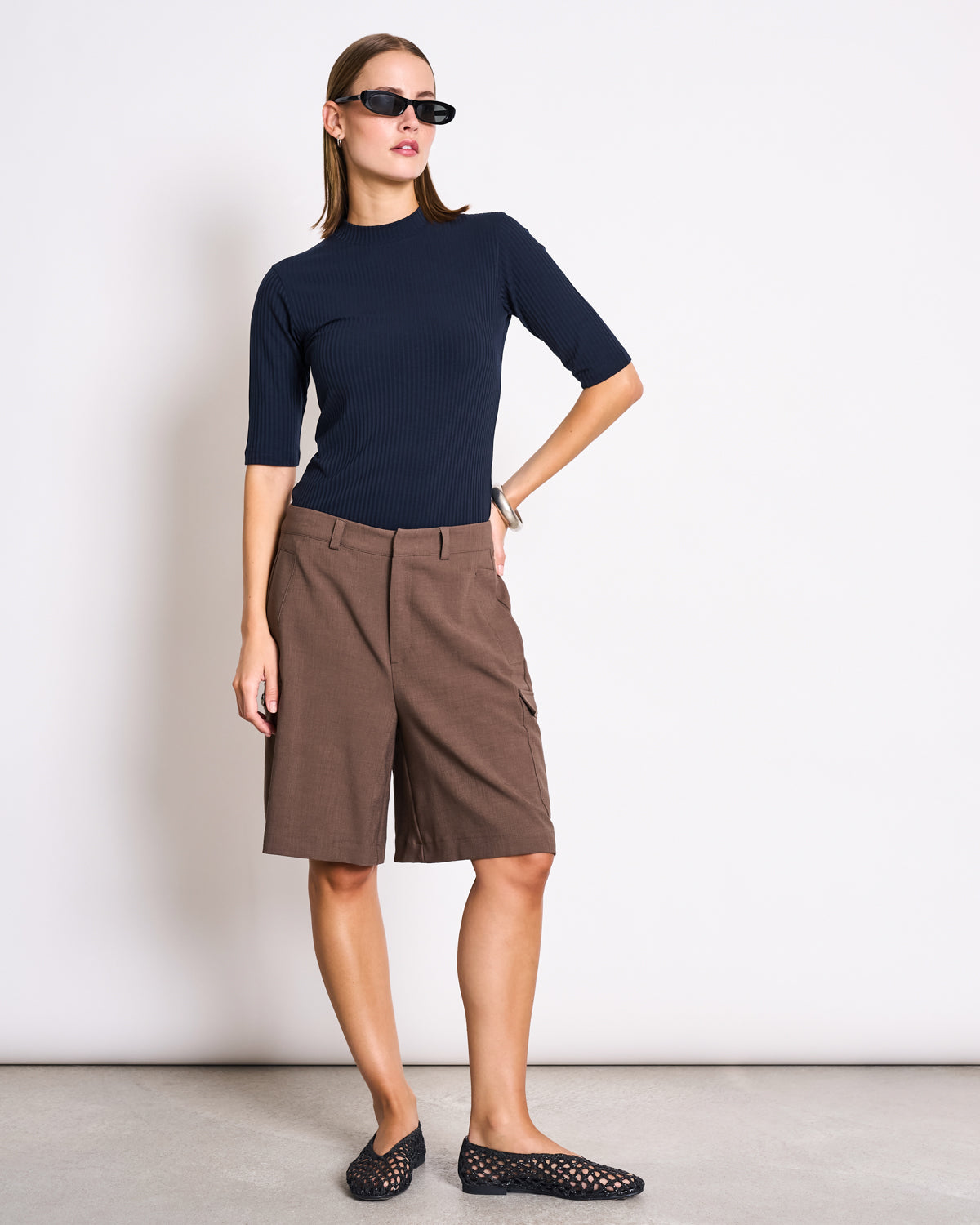 TENCEL™ LYOCELL RIB T-SHIRT NINA NIGHTFALL T-shirt jan-n-june 2