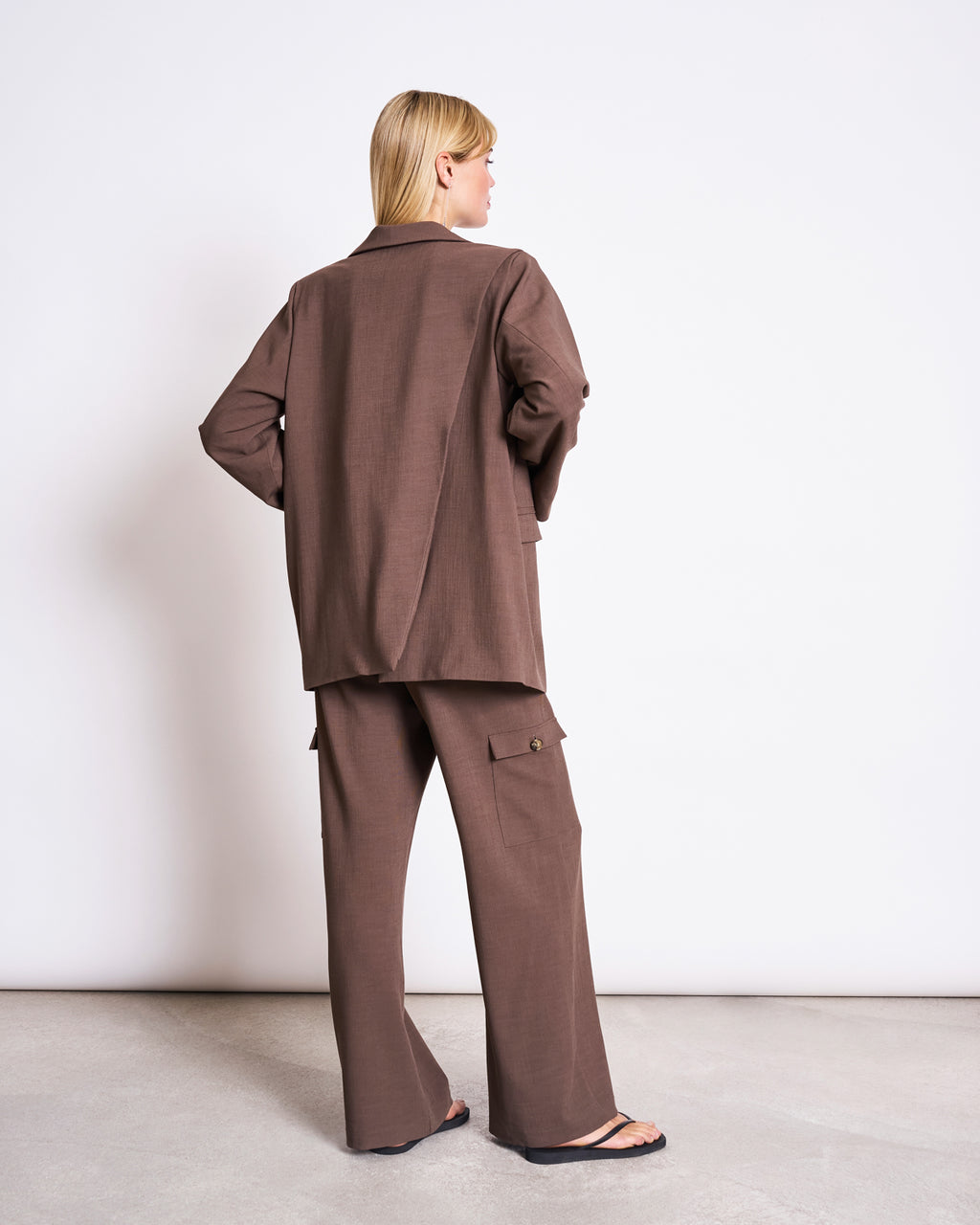 SLITTED BACK BLAZER JELS CLAY Jacket jan-n-june 2