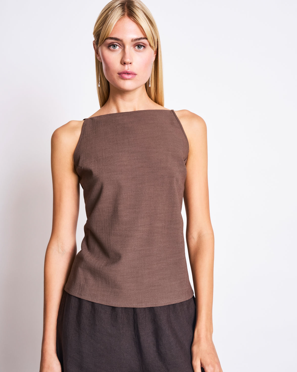BACKLESS TOP CICONIA CLAY T-shirt jan-n-june 2