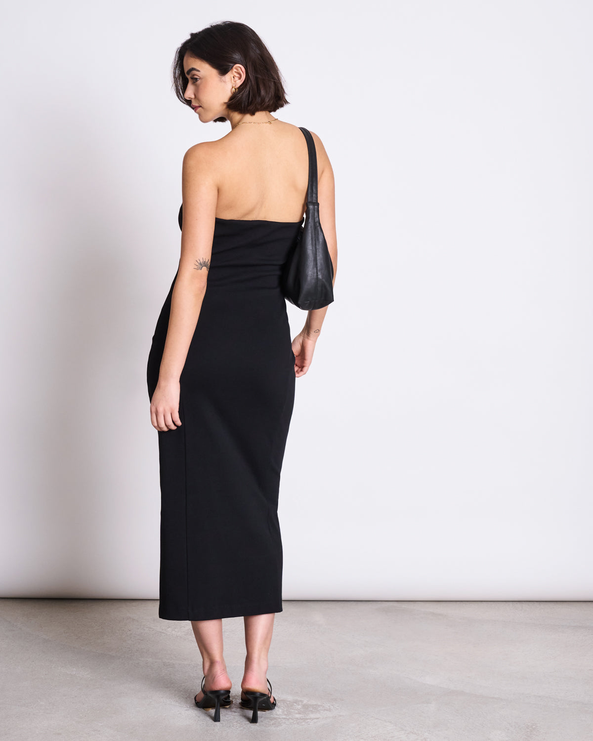 MIDI TUBE DRESS SUMU BLACK GOTS jan-n-june 4