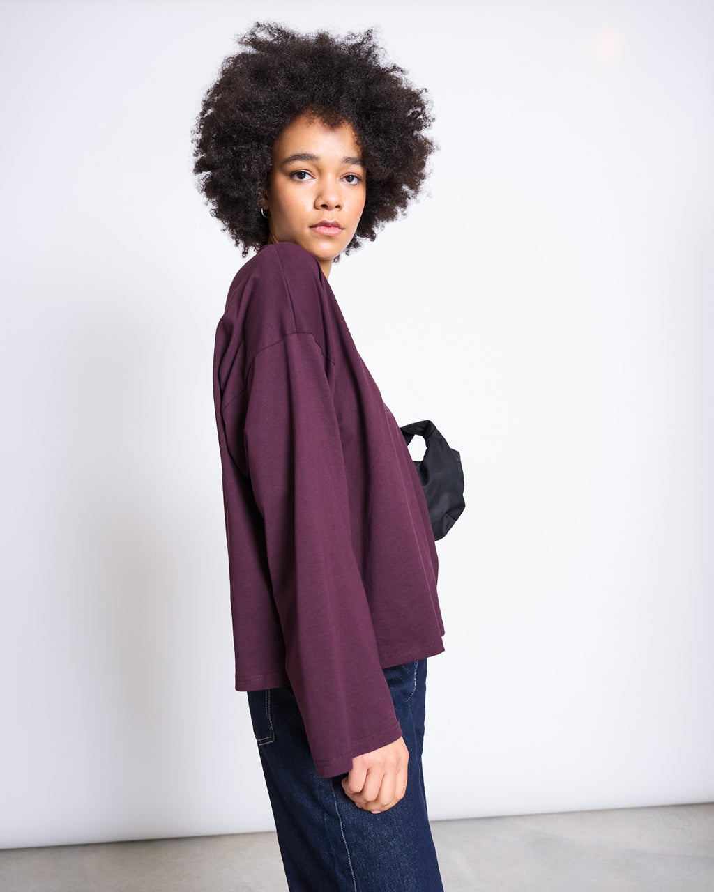 BOXY LONGSLEEVE ANKIRA CHERRY LACQUER Longsleeve jan-n-june 2