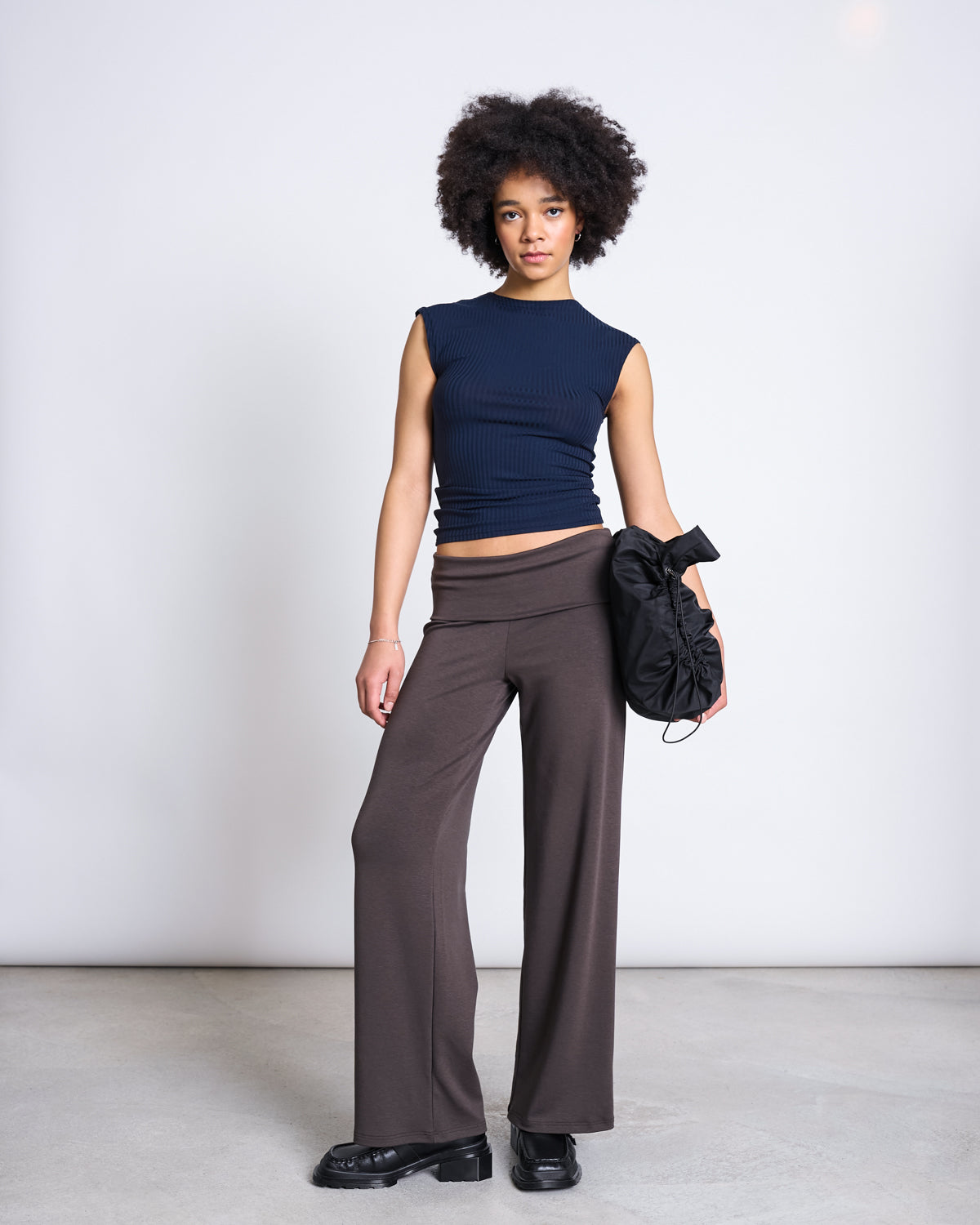 TENCEL™ LYOCELL RIB T-SHIRT APIS NIGHTFALL T-shirt jan-n-june 2