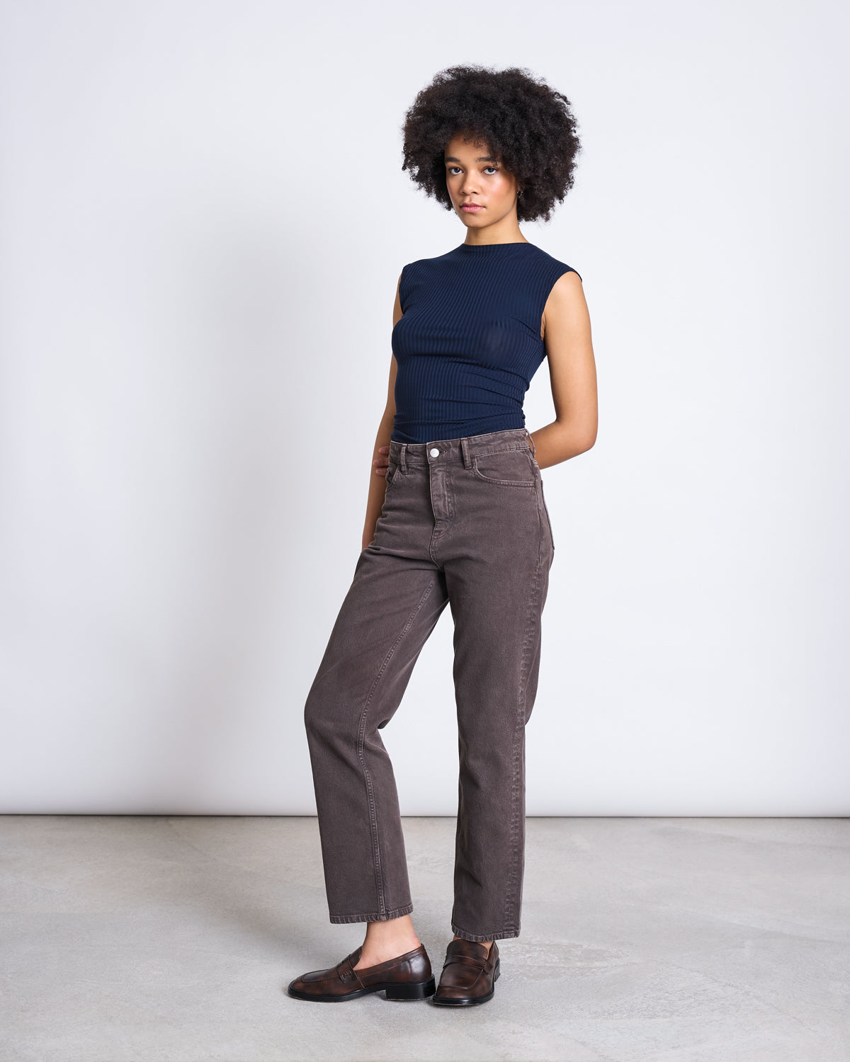TENCEL™ LYOCELL RIB T-SHIRT APIS NIGHTFALL T-shirt jan-n-june 4