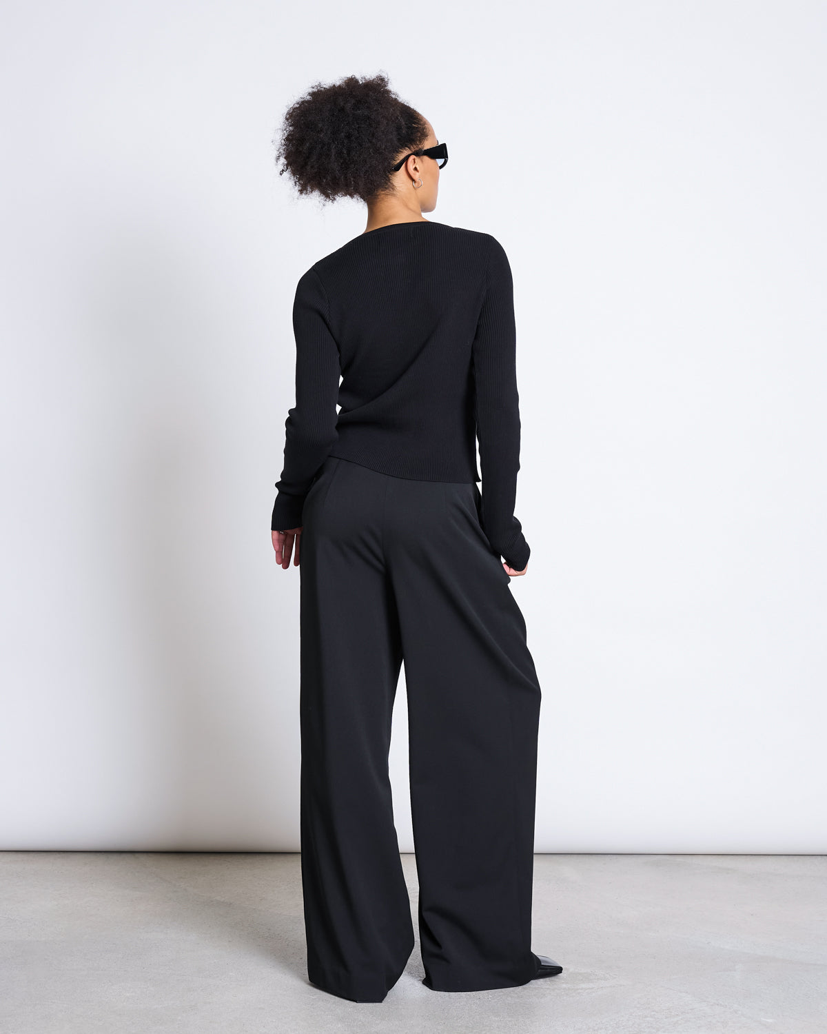 CREWNECK CARDIGAN GLIMT BLACK GOTS Cardigans jan-n-june 4