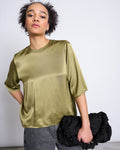 SILKY SHIRT NAMORA WOODY OLIVE T-shirt jan-n-june 1