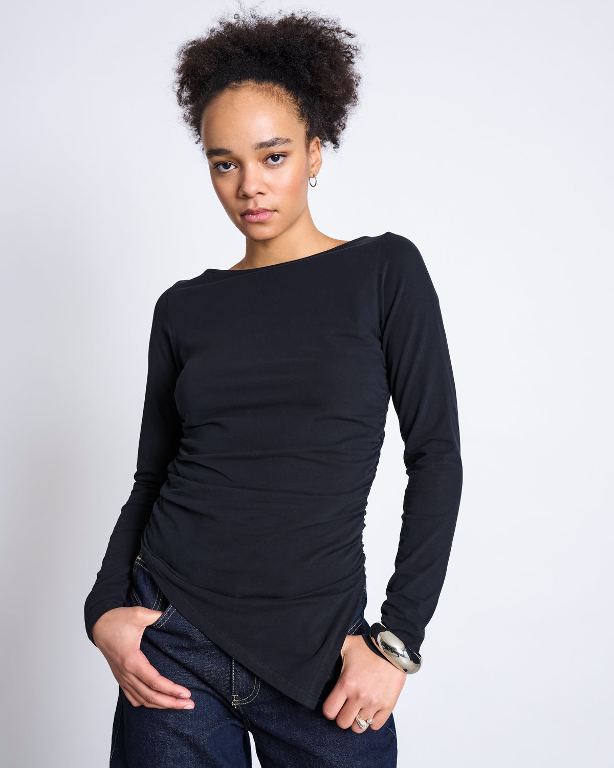 BOAT NECK LONGSLEEVE NOLY BLACK GOTS Longsleeves jan-n-june 1
