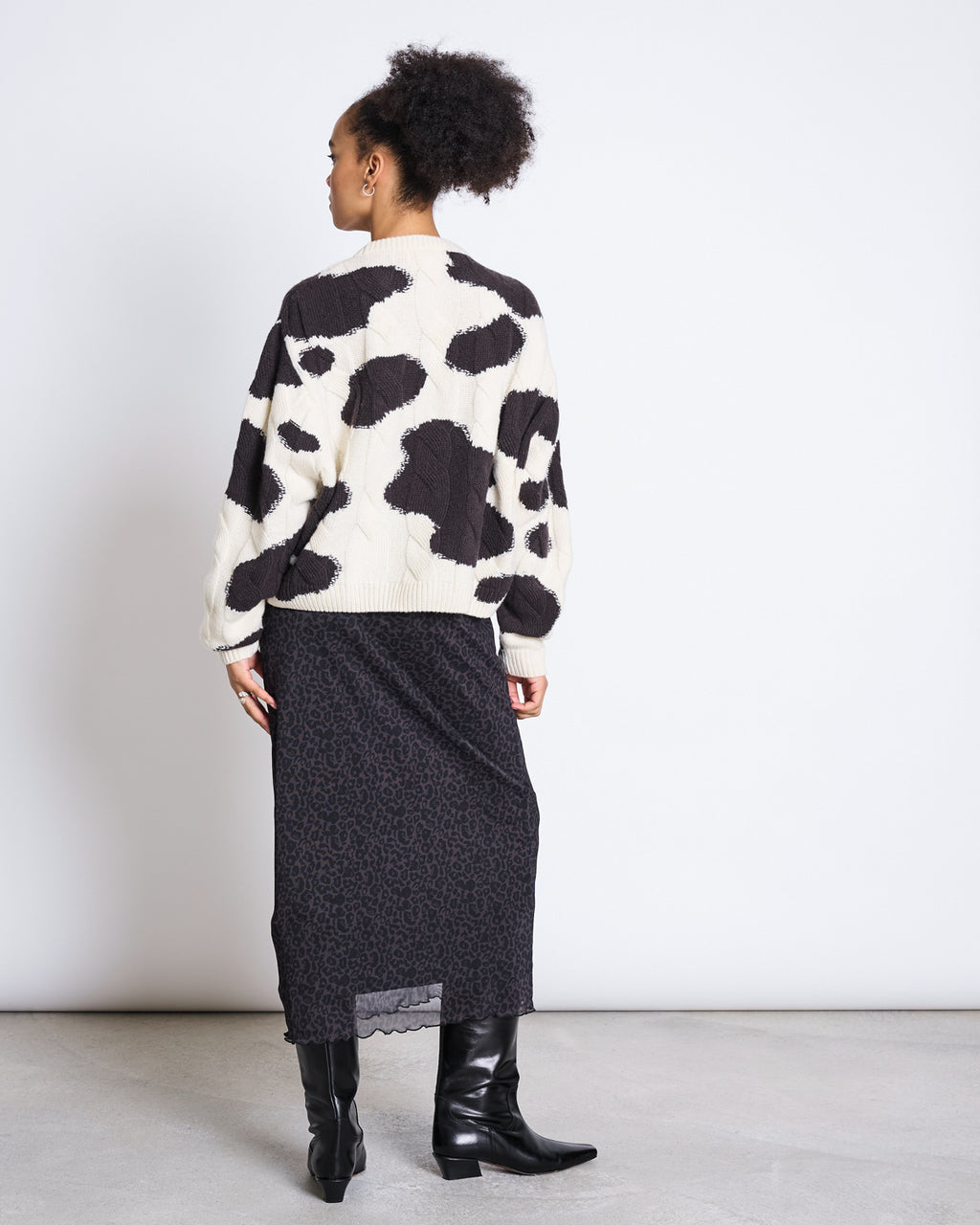 BRAIDED COW JUMPER OREN OFFWHITE ZARTBITTER GOTS Sweater jan-n-june 4