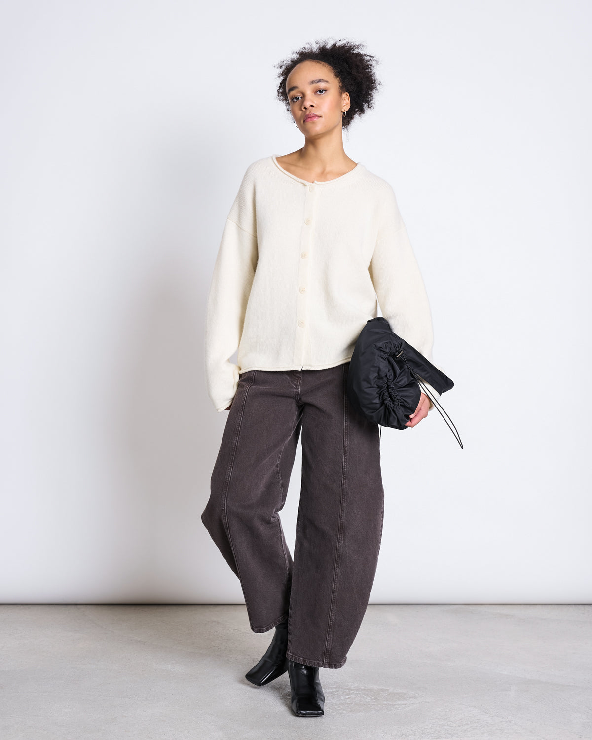 OVERSIZED WOOL CARDIGAN TINCO OFFWHITE GOTS Cardigan jan-n-june 2