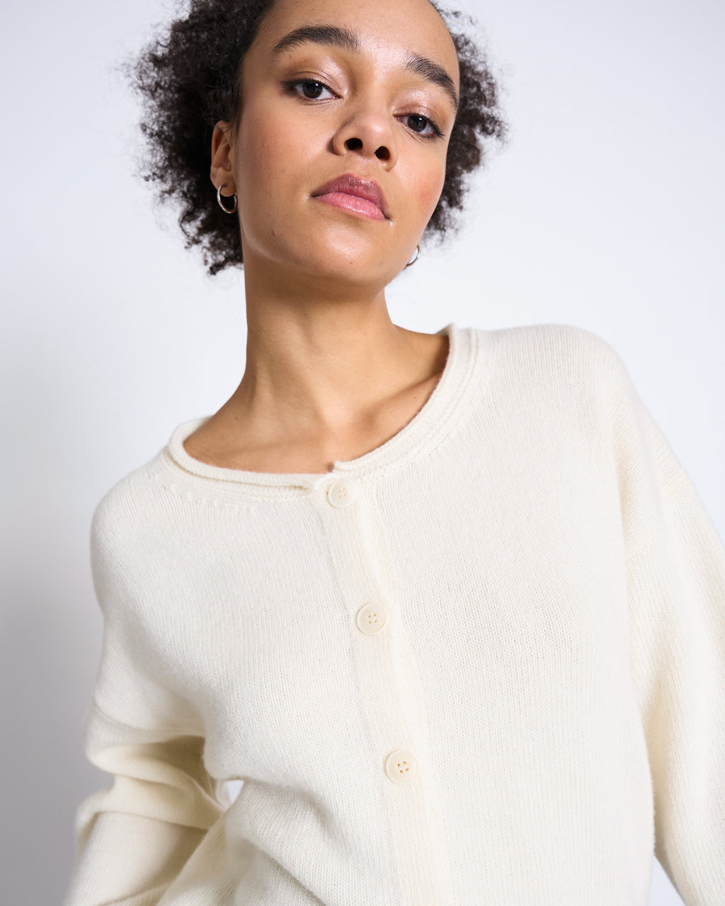 OVERSIZED WOOL CARDIGAN TINCO OFFWHITE GOTS Cardigan jan-n-june 3