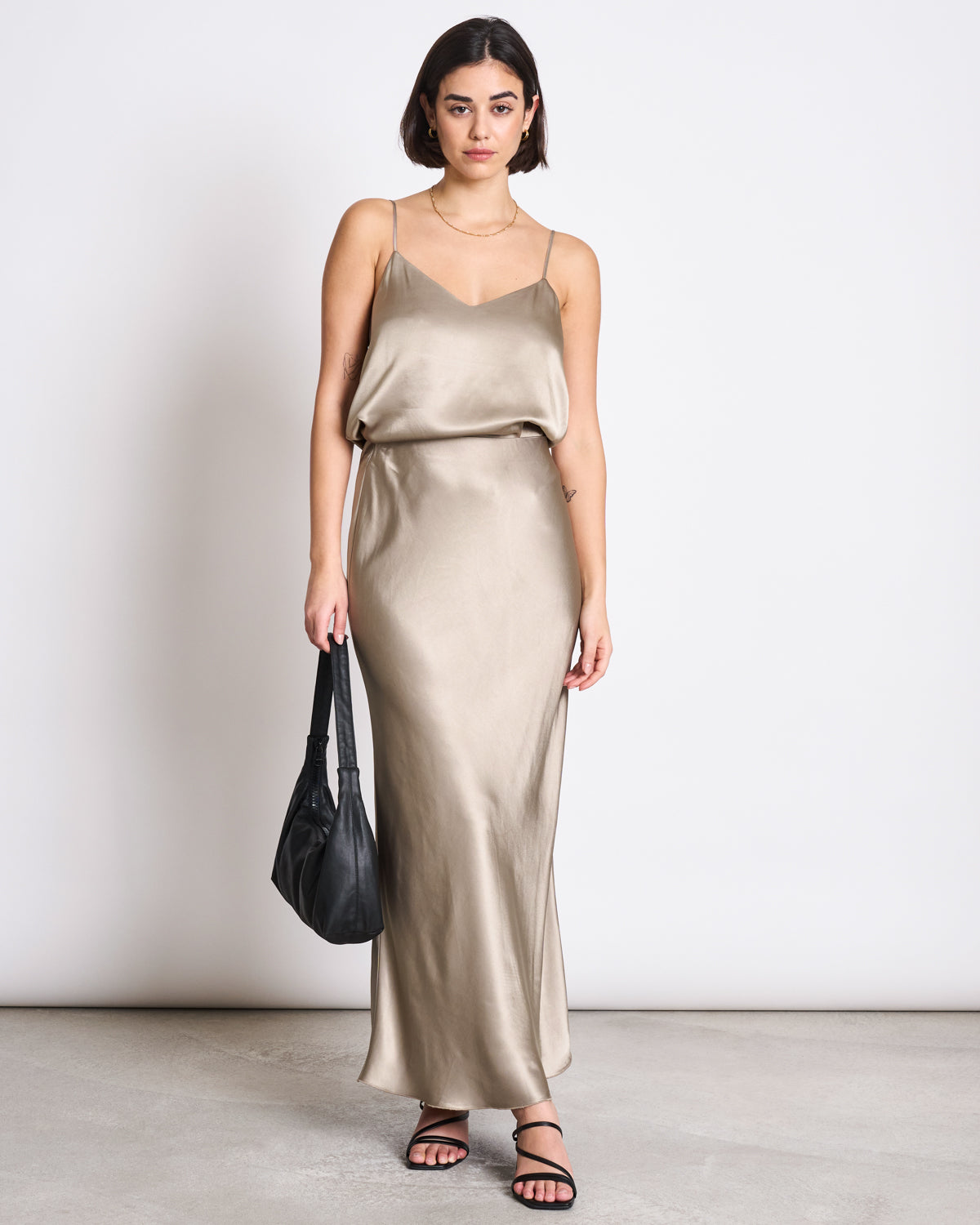 SLIP TOP MAUD SILVER GREY tops jan-n-june 13