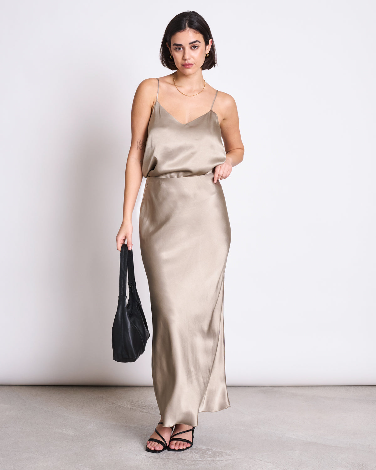 SLIP TOP MAUD SILVER GREY tops jan-n-june 10