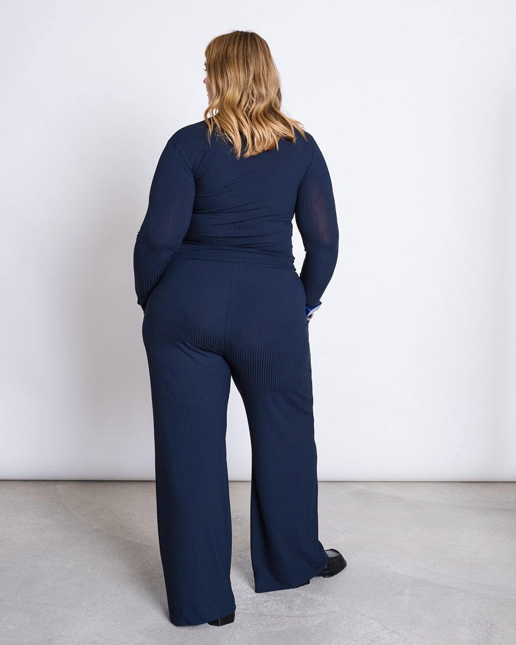 TENCEL™ LYOCELL RIB PANTS SMILLA NIGHTFALL