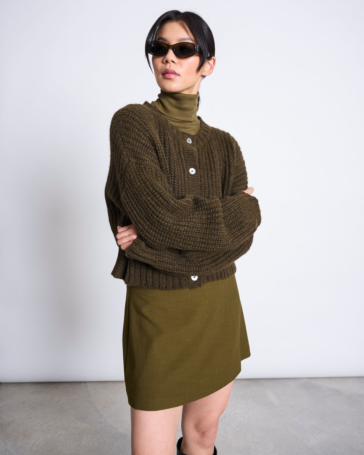ALPACA CREWNECK CARDIGAN BENI ROSEMARY Cardigan jan-n-june 4