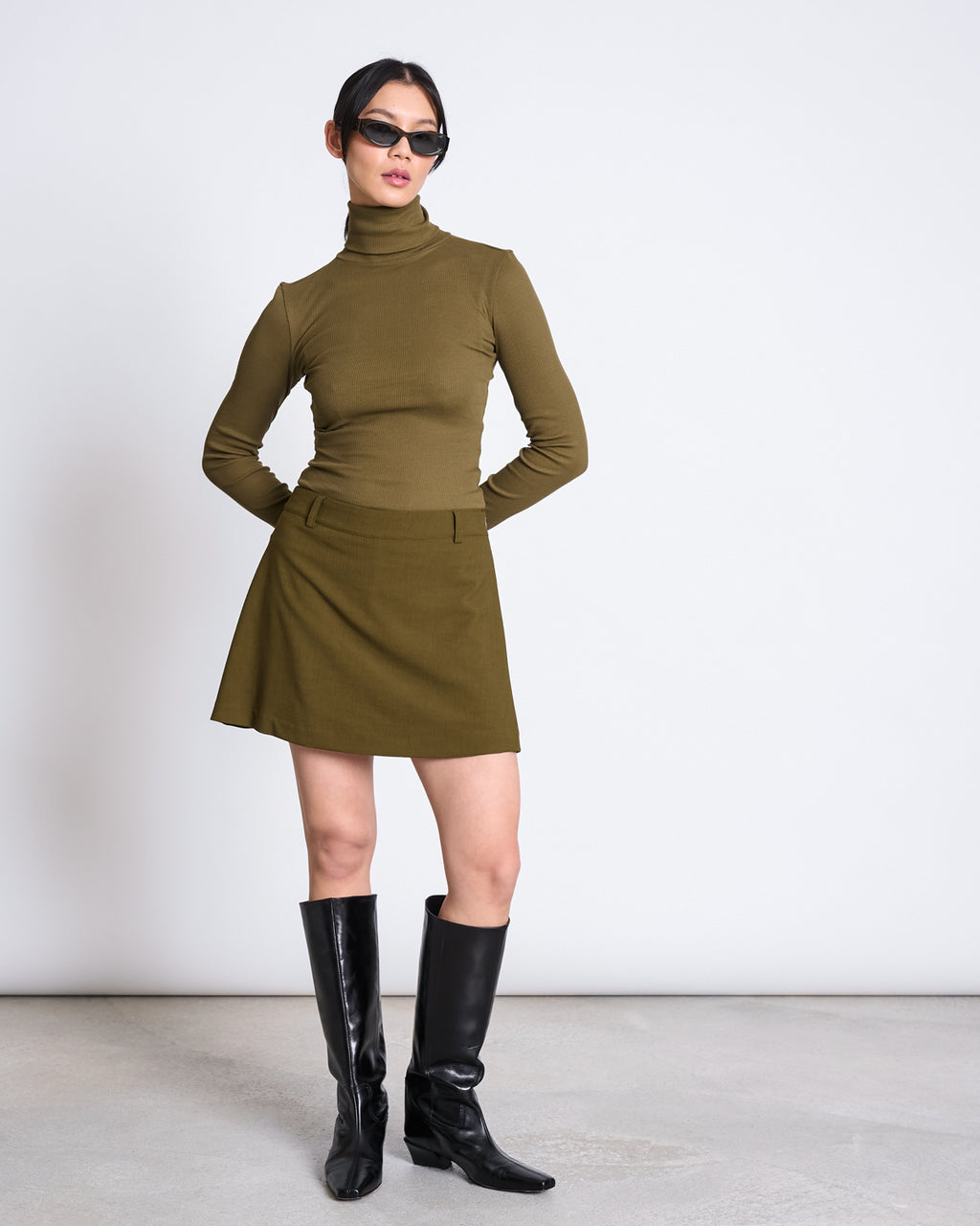 MINIRIB TURTLENECK CHUVA ROSEMARY GOTS Longsleeve jan-n-june 2