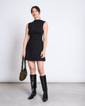 RUFFLED MINI DRESS MARVA BLACK GOTS Dress jan-n-june 1