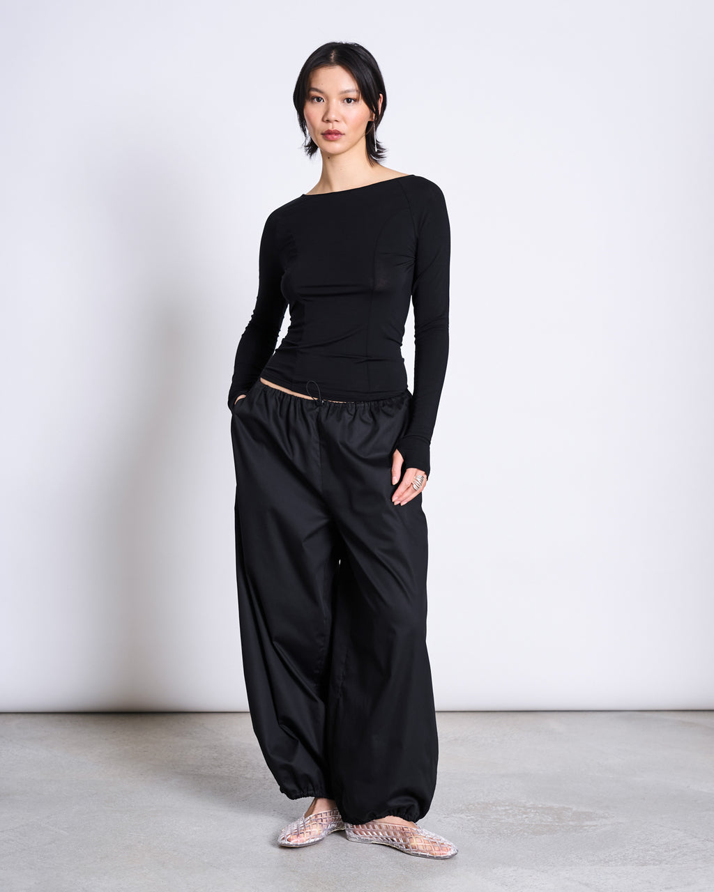 ULTRALIGHT LONGSLEEVE LONNEA BLACK Longsleeve jan-n-june 1